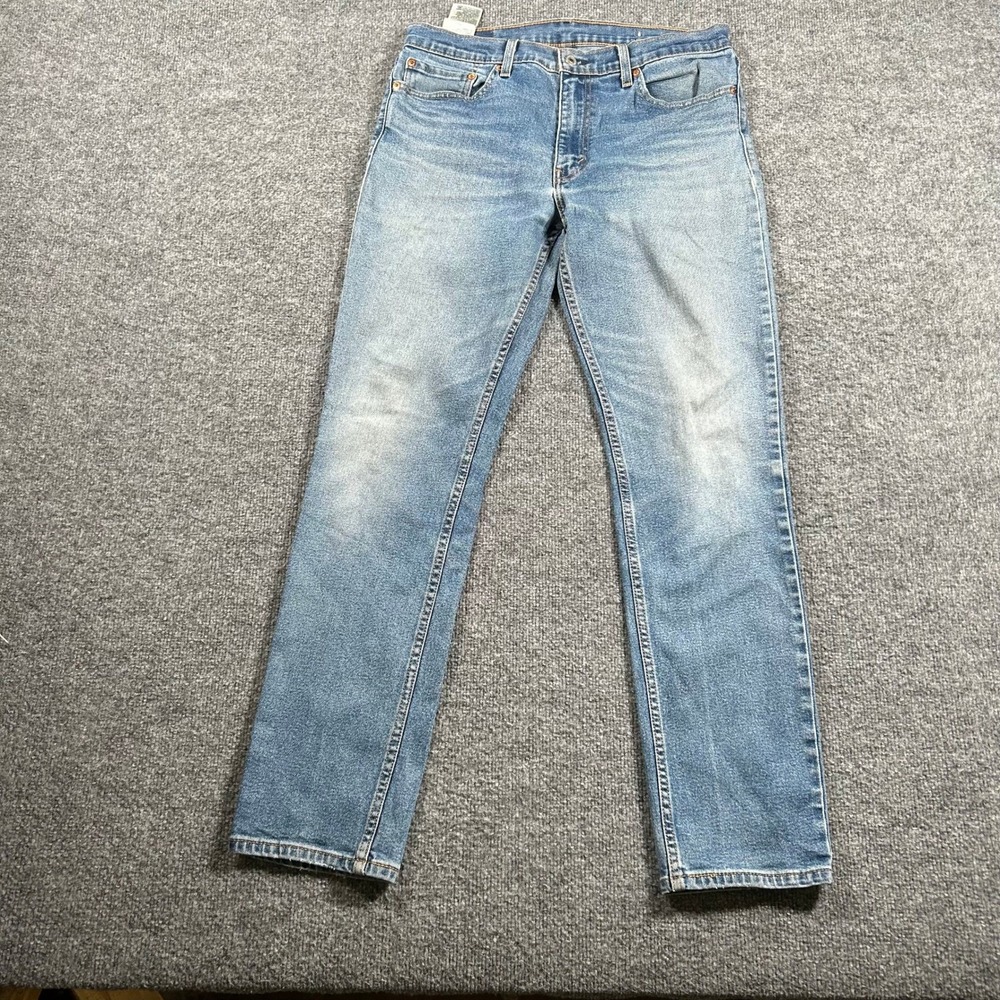 Levi's Jeans Mens Size 33 Blue 511 Slim Fit All Seasons Tech Denim Stretch 78231